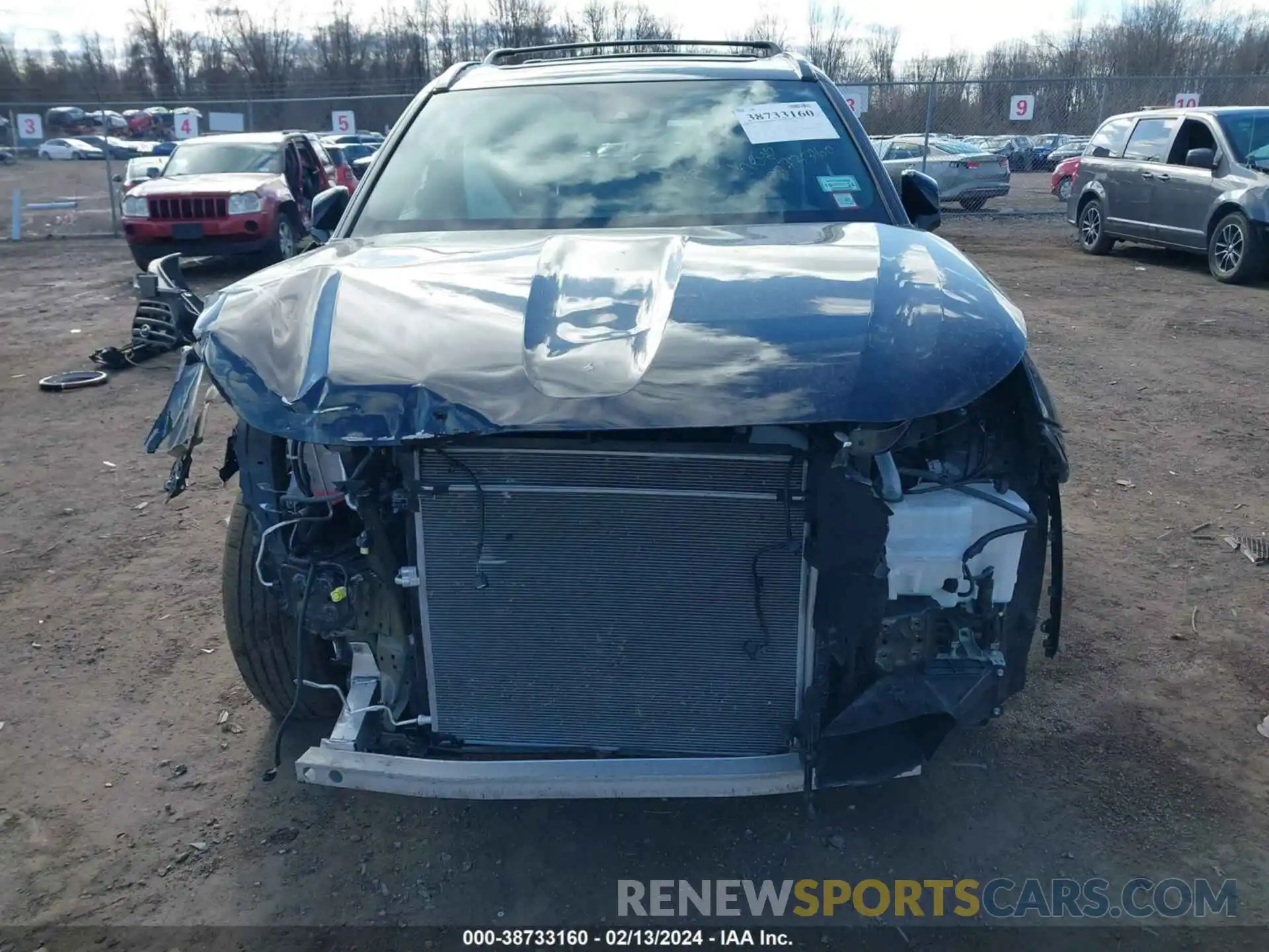 11 Photograph of a damaged car 5TDLZRBHXNS254393 TOYOTA HIGHLANDER 2022