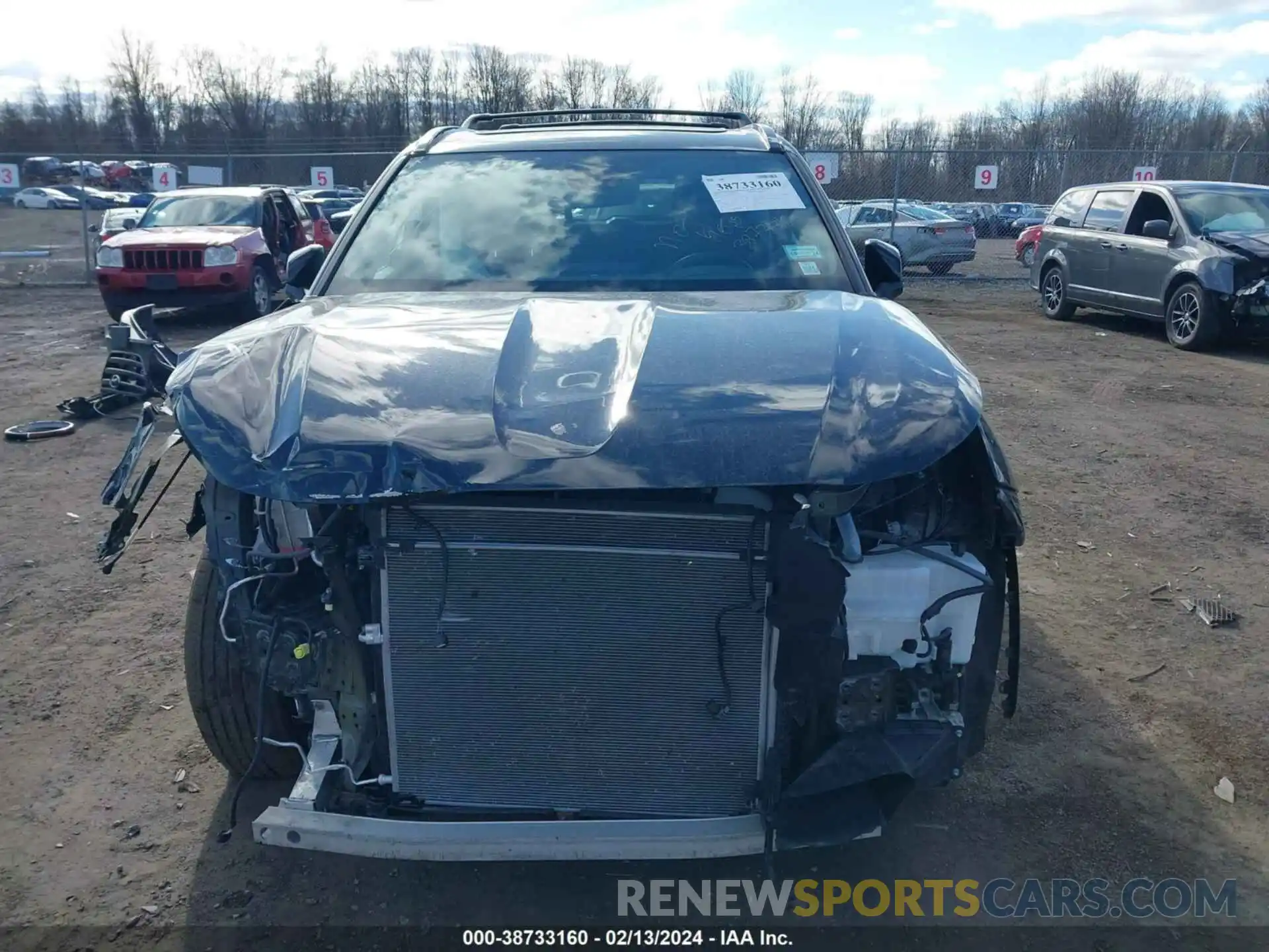 6 Photograph of a damaged car 5TDLZRBHXNS254393 TOYOTA HIGHLANDER 2022