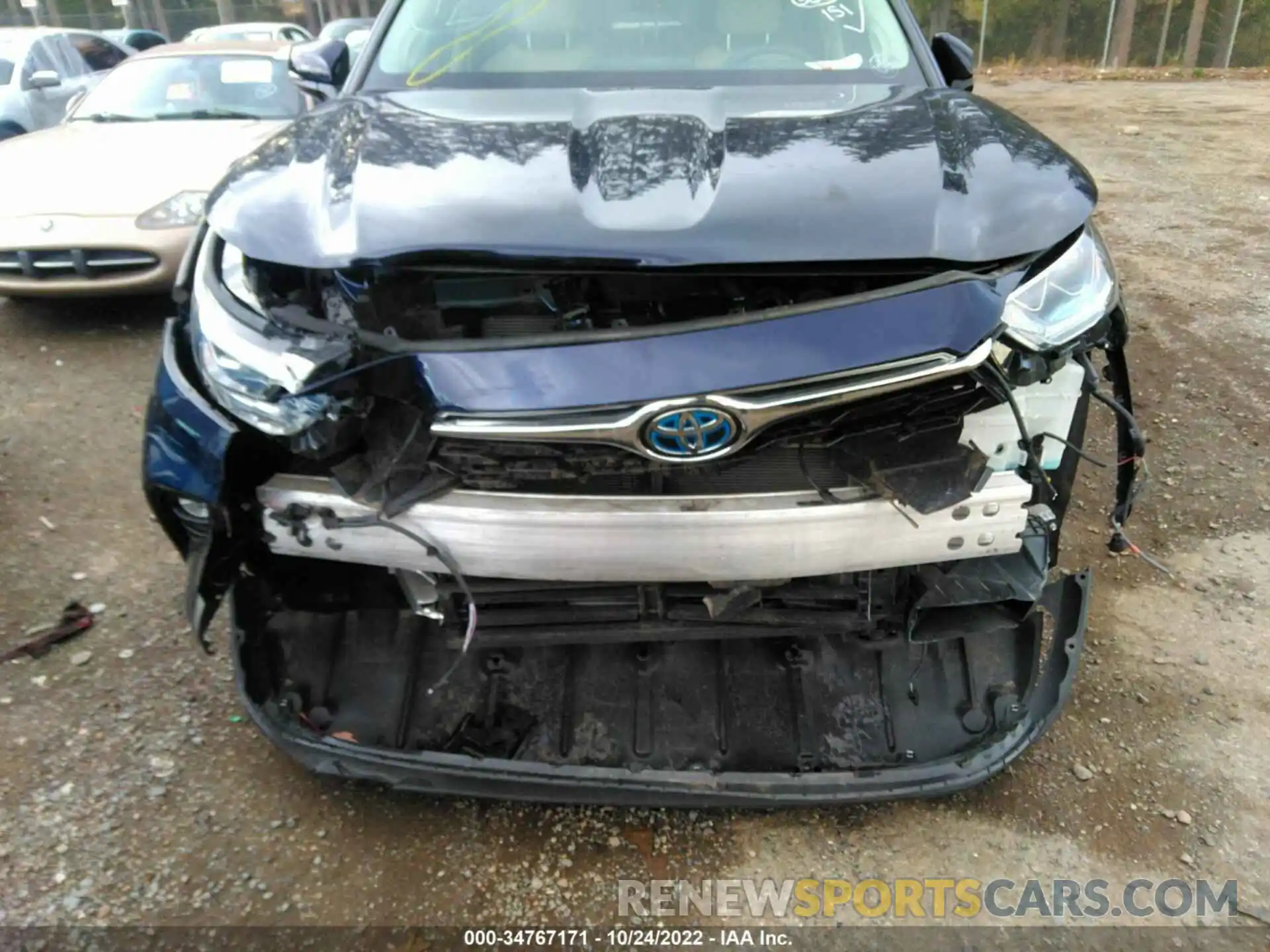 6 Photograph of a damaged car 5TDXBRCH1NS541237 TOYOTA HIGHLANDER 2022