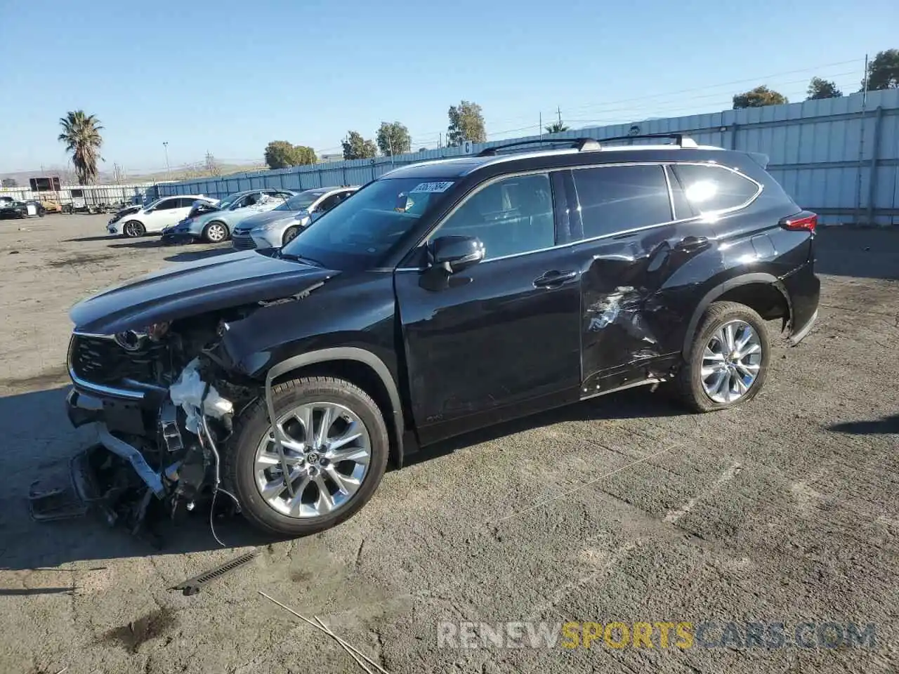 1 Photograph of a damaged car 5TDXBRCH3NS556094 TOYOTA HIGHLANDER 2022