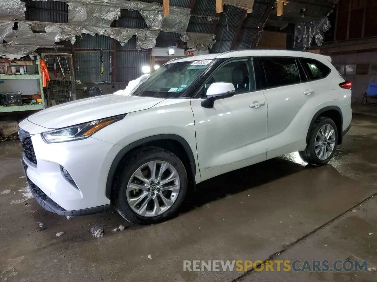 1 Photograph of a damaged car 5TDXBRCH6NS545719 TOYOTA HIGHLANDER 2022