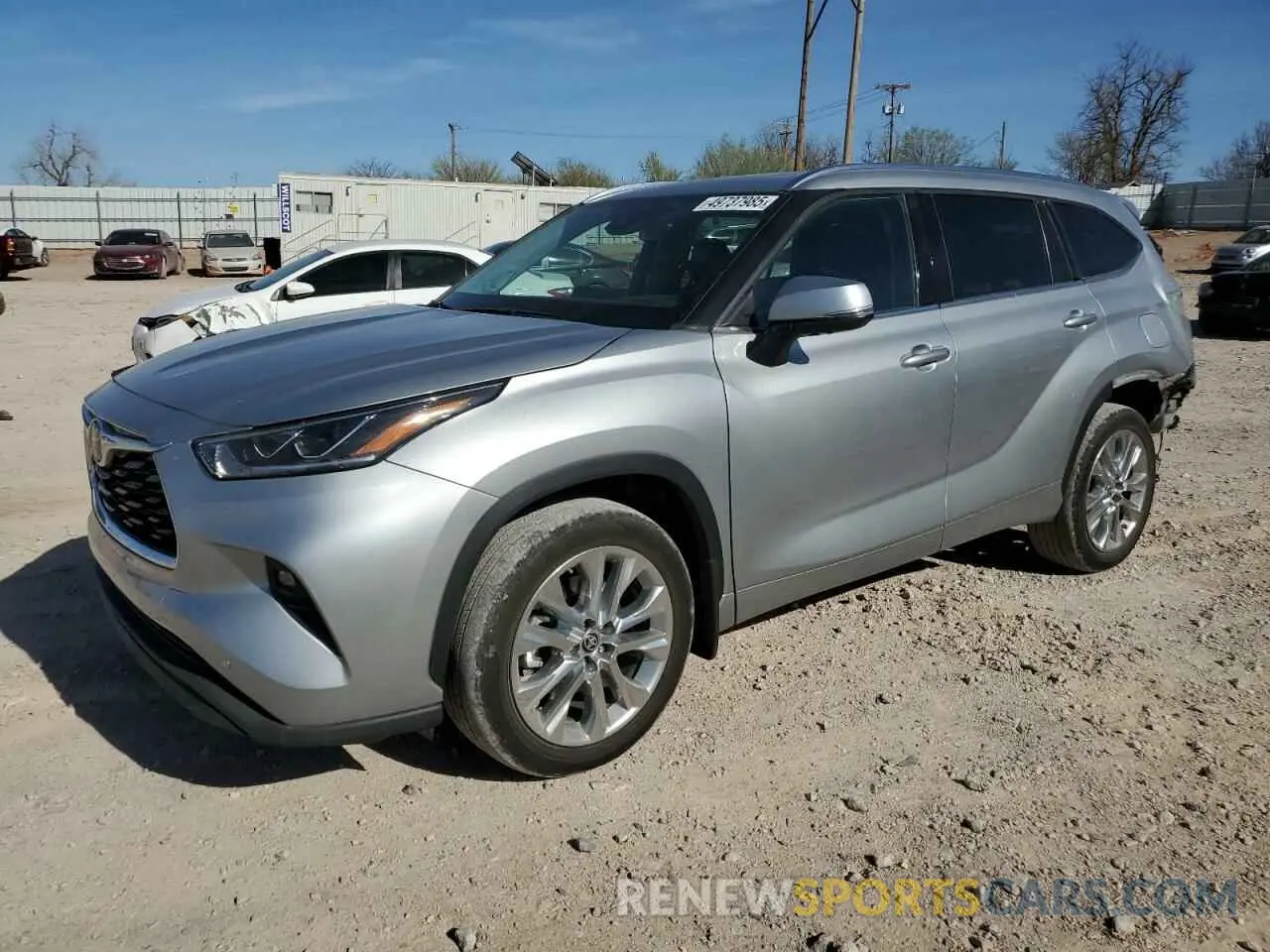 1 Photograph of a damaged car 5TDXBRCHXNS558781 TOYOTA HIGHLANDER 2022