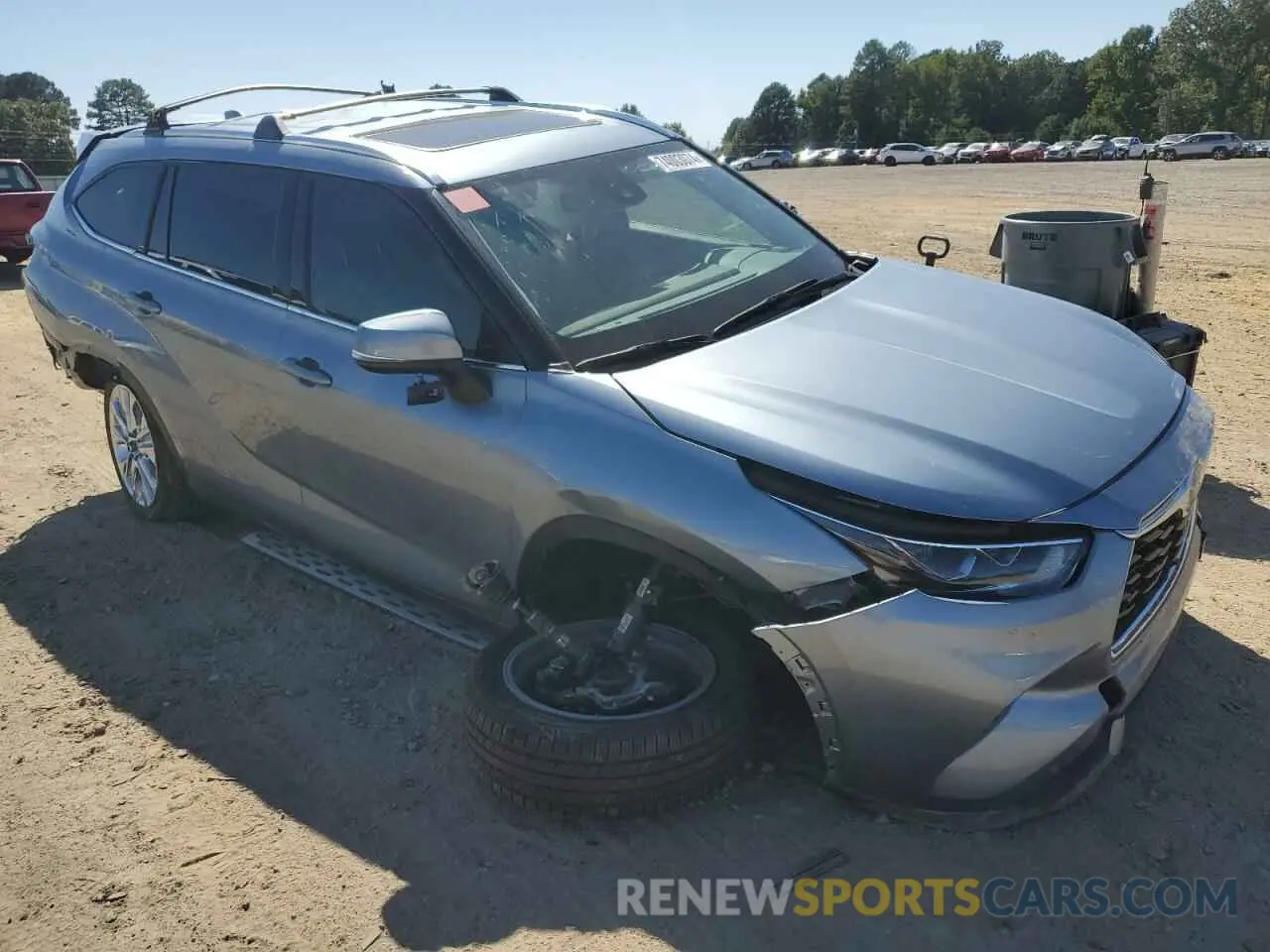 4 Photograph of a damaged car 5TDYARAH3NS014309 TOYOTA HIGHLANDER 2022