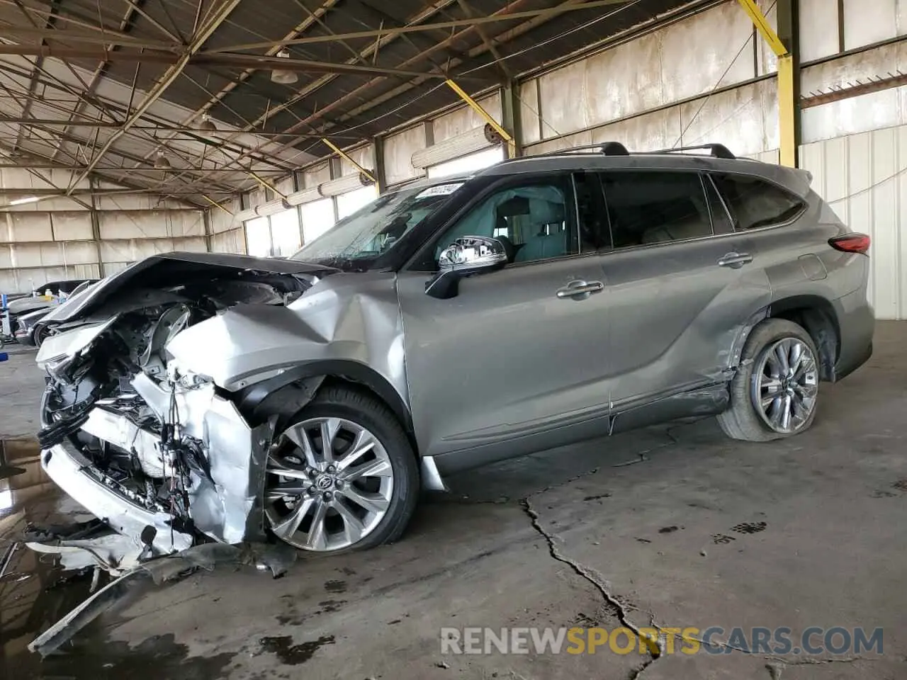 1 Photograph of a damaged car 5TDYARAHXNS013268 TOYOTA HIGHLANDER 2022