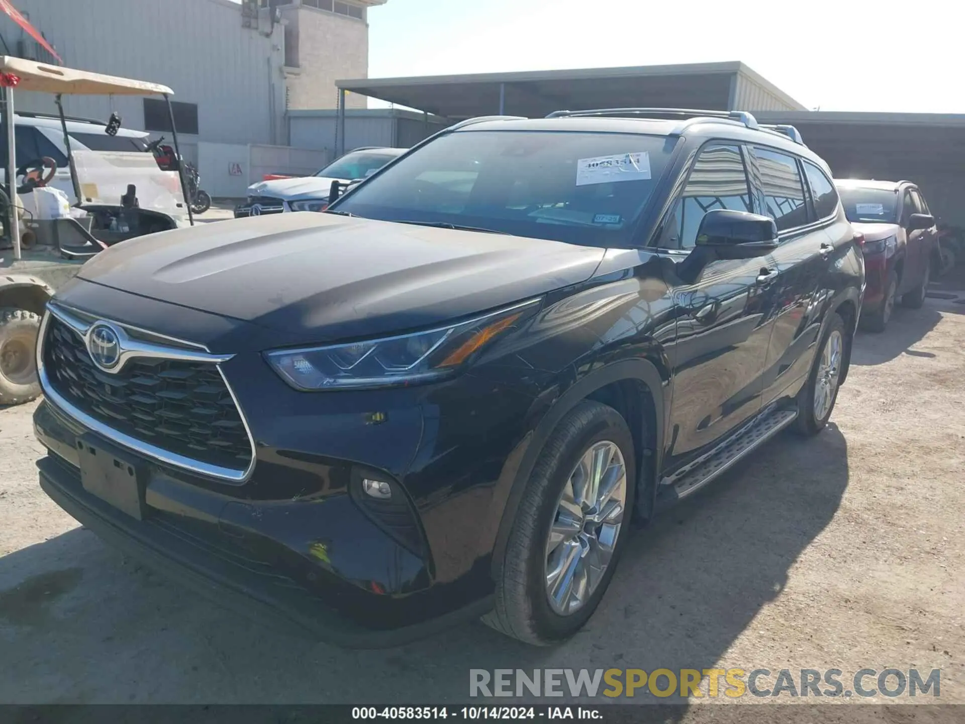 2 Photograph of a damaged car 5TDYARAHXNS014534 TOYOTA HIGHLANDER 2022