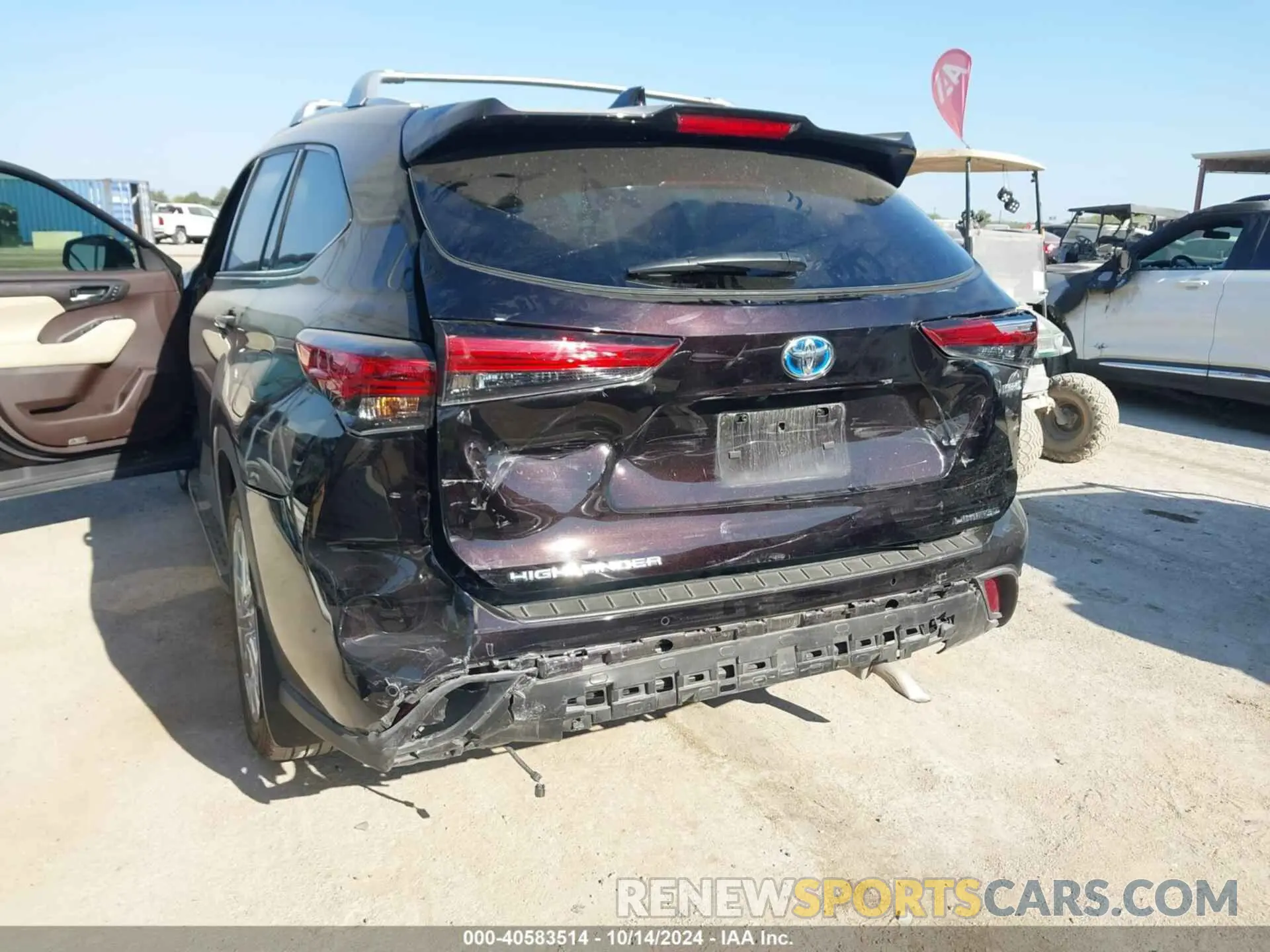 6 Photograph of a damaged car 5TDYARAHXNS014534 TOYOTA HIGHLANDER 2022