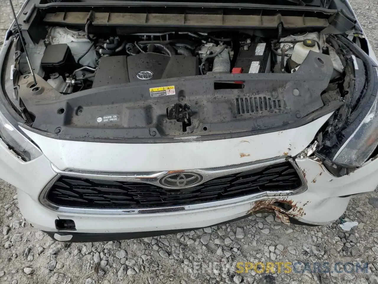 12 Photograph of a damaged car 5TDYZRAH1NS117138 TOYOTA HIGHLANDER 2022