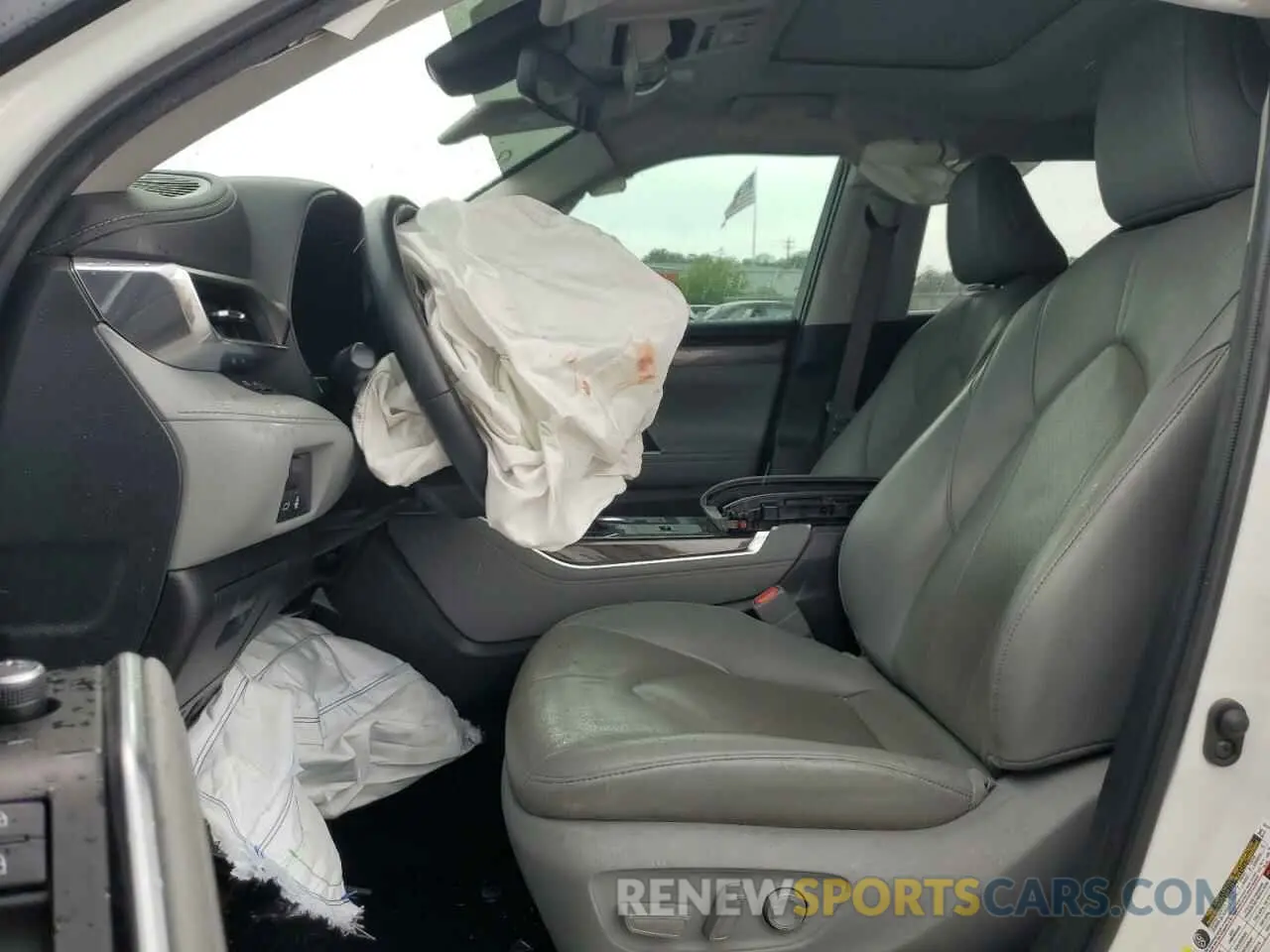 7 Photograph of a damaged car 5TDYZRAH1NS117138 TOYOTA HIGHLANDER 2022