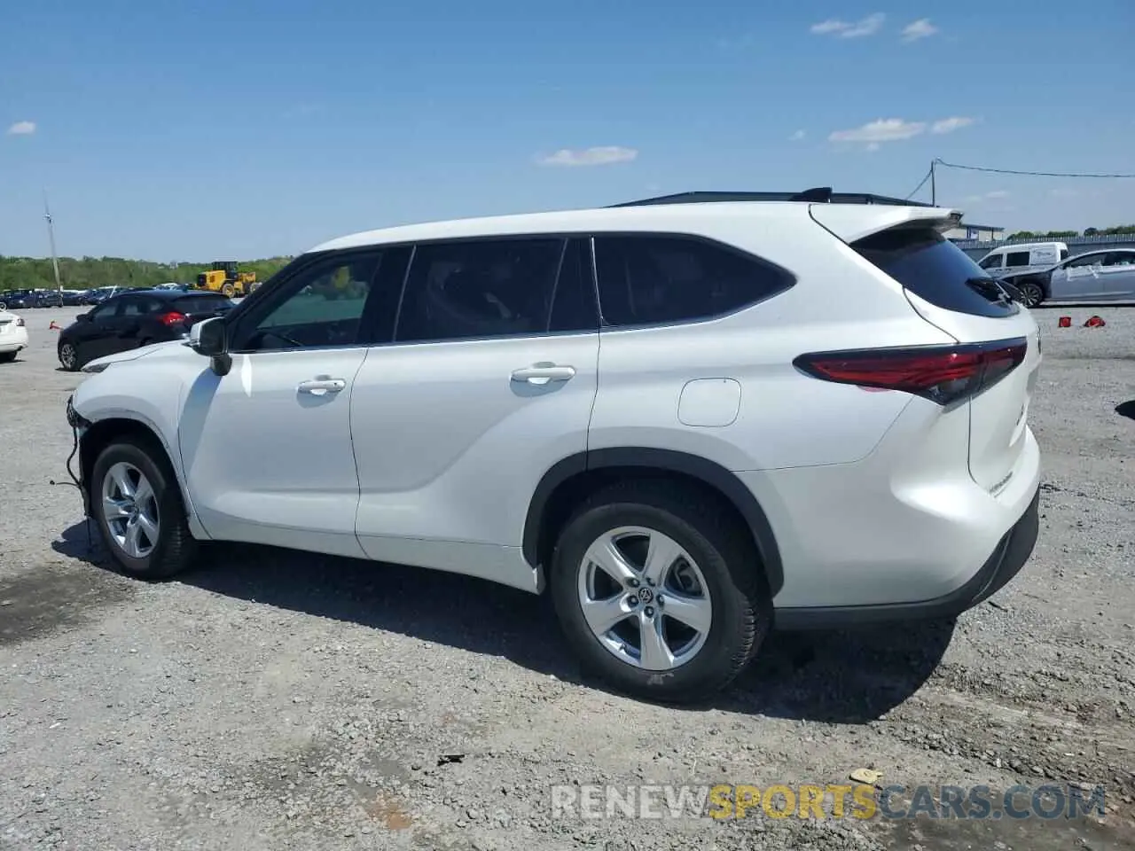 2 Photograph of a damaged car 5TDZARAH0NS516943 TOYOTA HIGHLANDER 2022