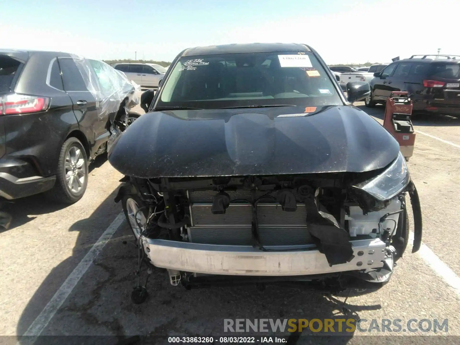 6 Photograph of a damaged car 5TDZARAH5NS512127 TOYOTA HIGHLANDER 2022