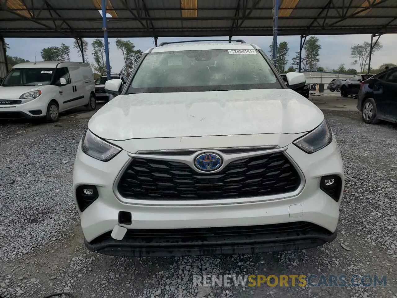 5 Photograph of a damaged car 5TDZARAH7NS516860 TOYOTA HIGHLANDER 2022