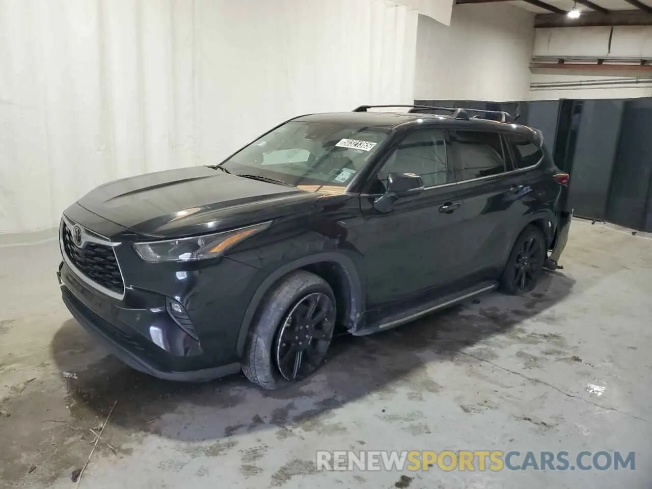 1 Photograph of a damaged car 5TDZZRAH0NS122061 TOYOTA HIGHLANDER 2022