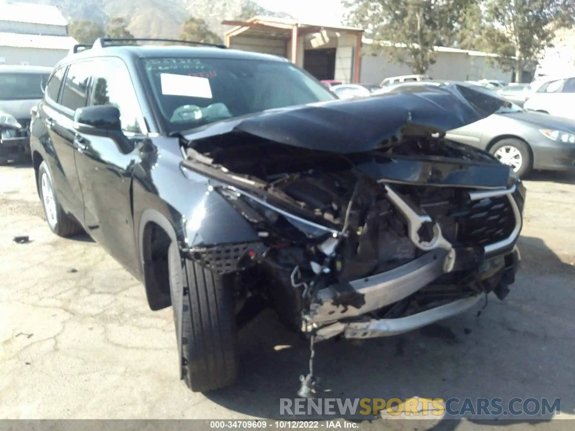 6 Photograph of a damaged car 5TDZZRAH1NS102921 TOYOTA HIGHLANDER 2022