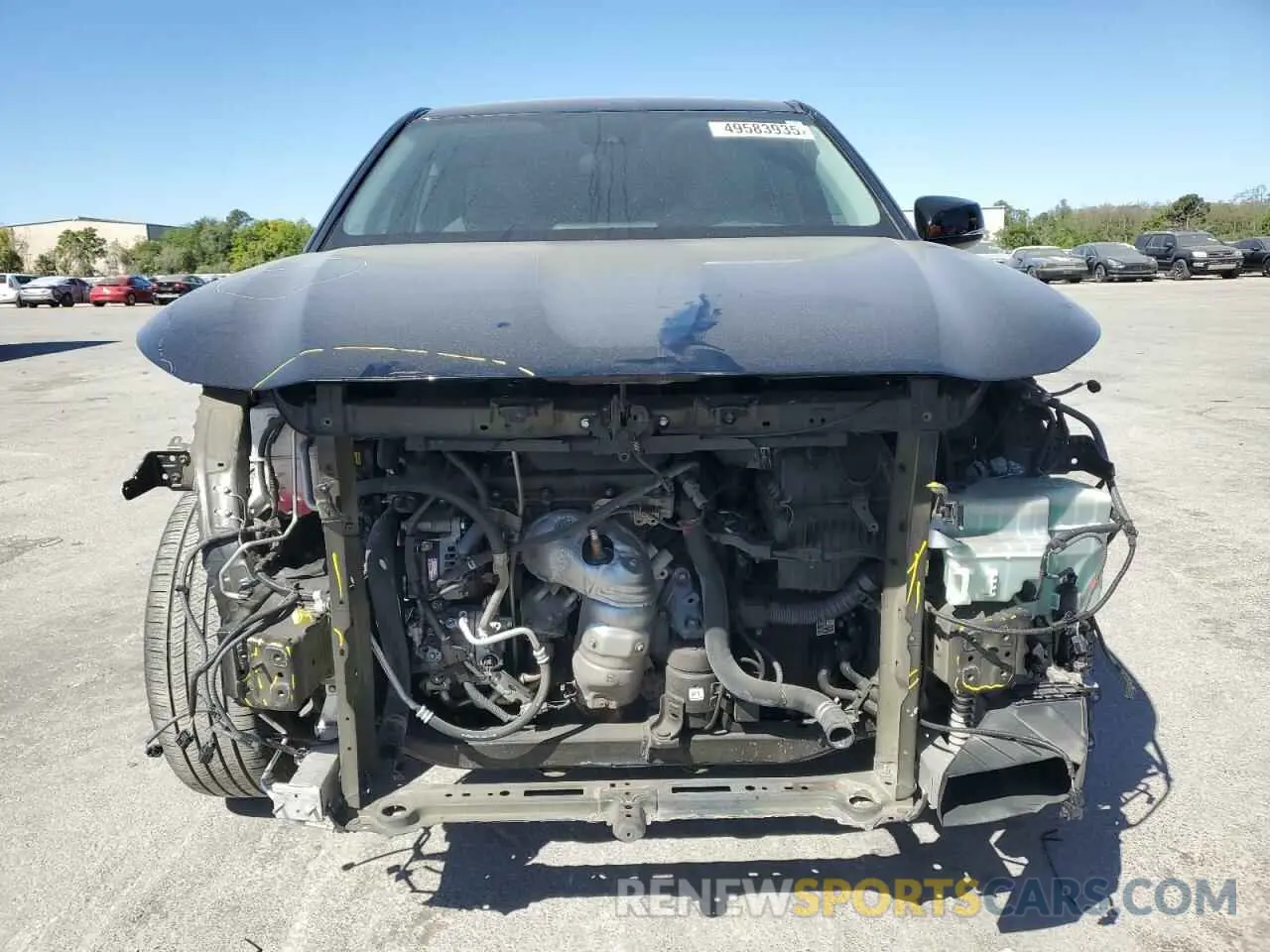 5 Photograph of a damaged car 5TDZZRAH2NS097230 TOYOTA HIGHLANDER 2022
