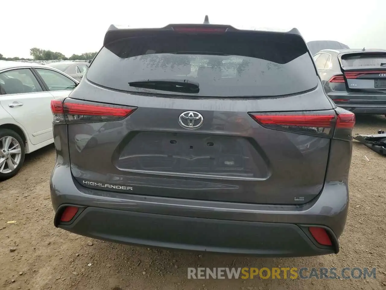 6 Photograph of a damaged car 5TDZZRAH2NS104175 TOYOTA HIGHLANDER 2022