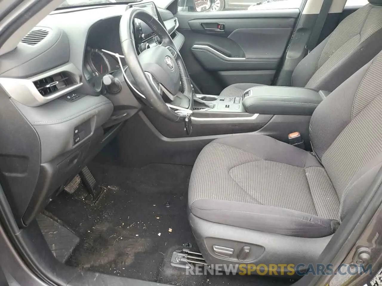 7 Photograph of a damaged car 5TDZZRAH2NS104175 TOYOTA HIGHLANDER 2022