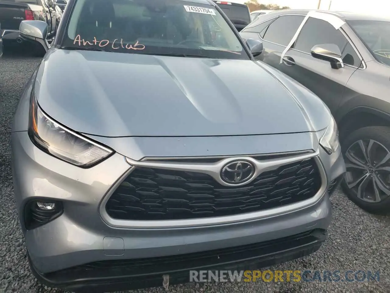 5 Photograph of a damaged car 5TDZZRAH2NS130730 TOYOTA HIGHLANDER 2022