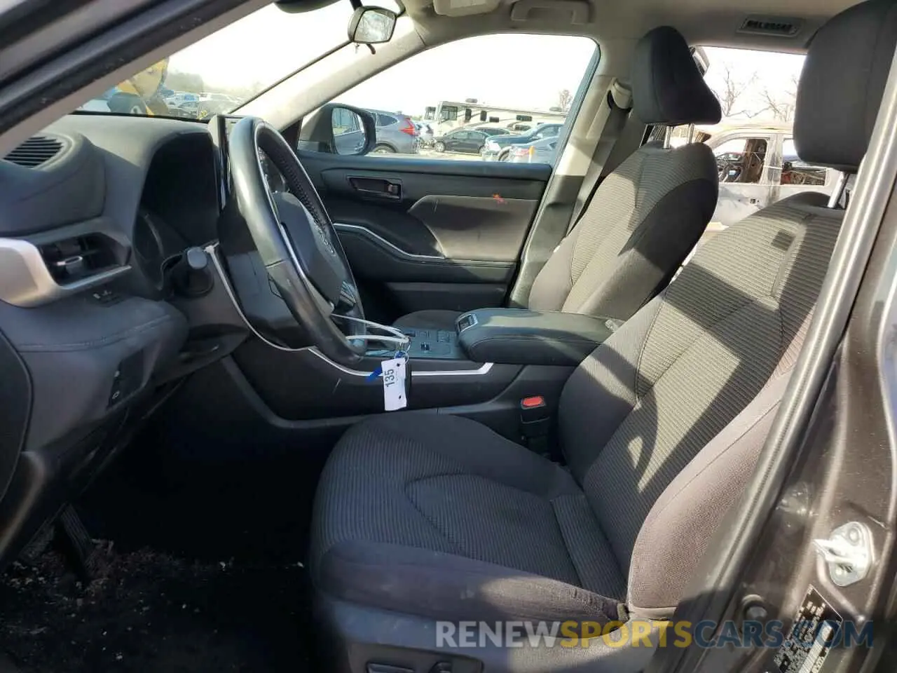 7 Photograph of a damaged car 5TDZZRAH3NS102886 TOYOTA HIGHLANDER 2022