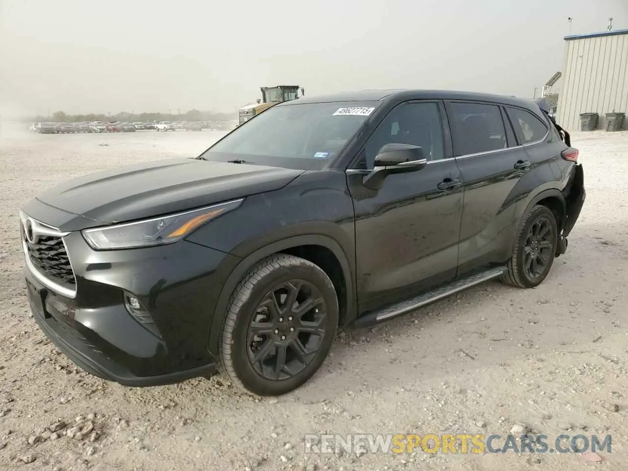 1 Photograph of a damaged car 5TDZZRAH3NS109790 TOYOTA HIGHLANDER 2022