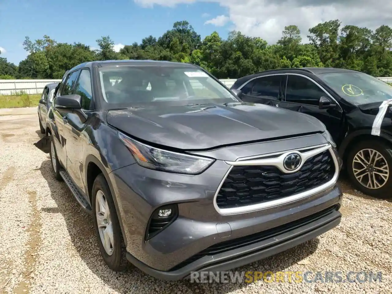 1 Photograph of a damaged car 5TDZZRAH4NS542230 TOYOTA HIGHLANDER 2022