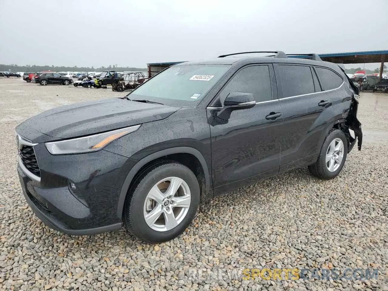 1 Photograph of a damaged car 5TDZZRAH5NS553351 TOYOTA HIGHLANDER 2022