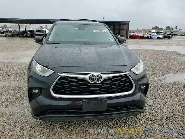 14 Photograph of a damaged car 5TDZZRAH5NS553351 TOYOTA HIGHLANDER 2022