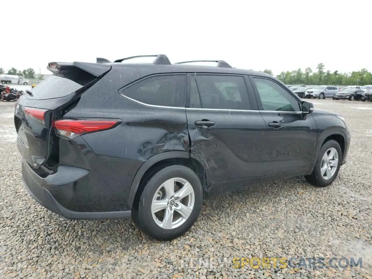 3 Photograph of a damaged car 5TDZZRAH5NS553351 TOYOTA HIGHLANDER 2022