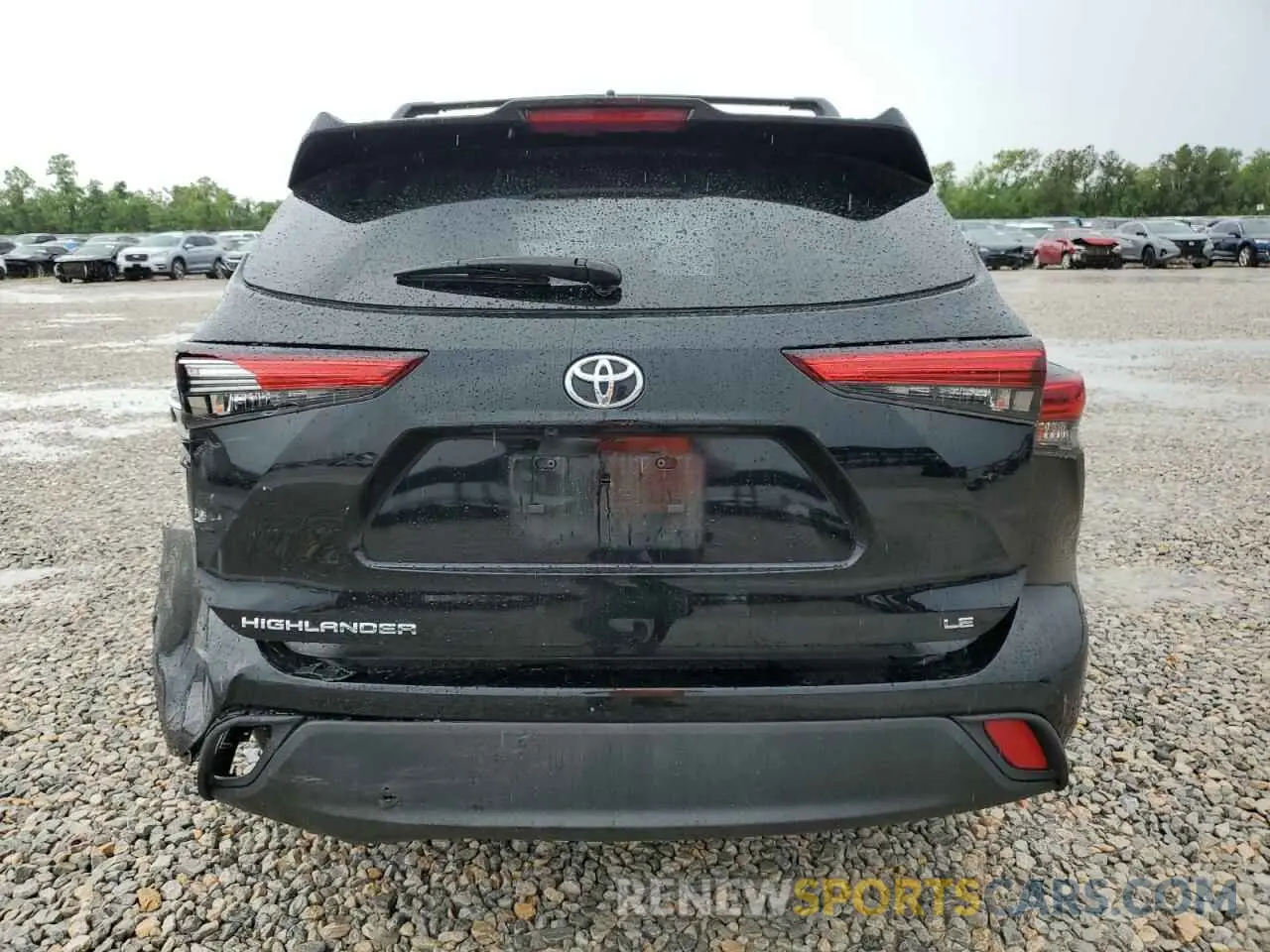 6 Photograph of a damaged car 5TDZZRAH5NS553351 TOYOTA HIGHLANDER 2022