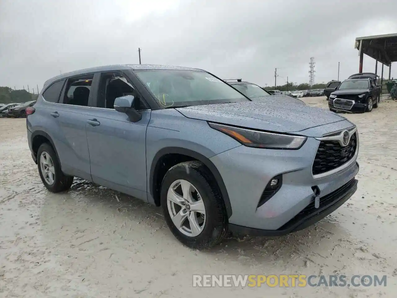 1 Photograph of a damaged car 5TDZZRAHXNS125064 TOYOTA HIGHLANDER 2022