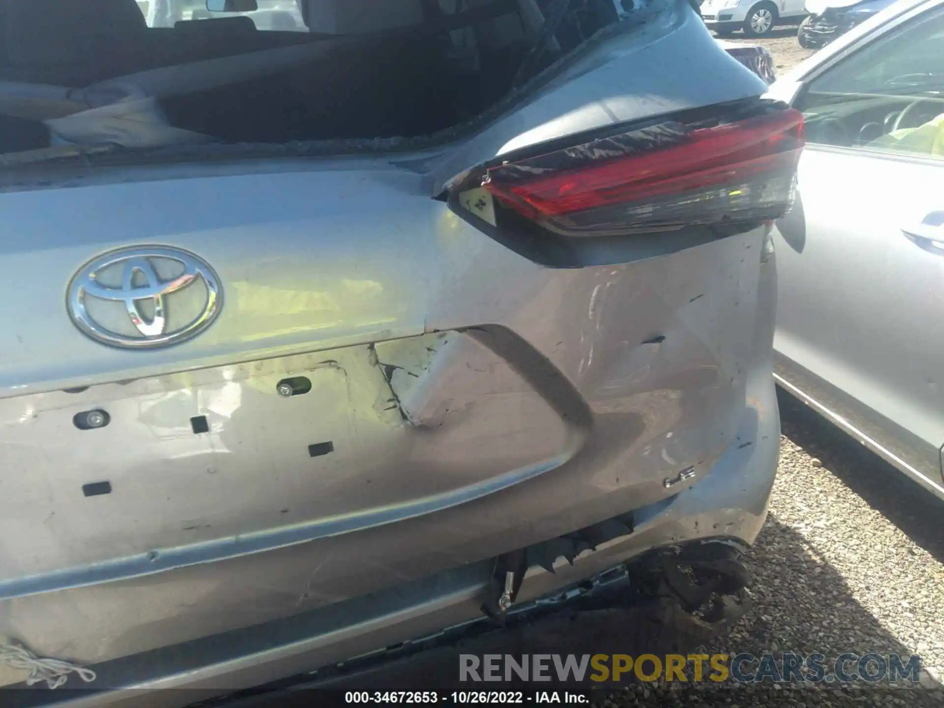 6 Photograph of a damaged car 5TDZZRAHXNS542152 TOYOTA HIGHLANDER 2022