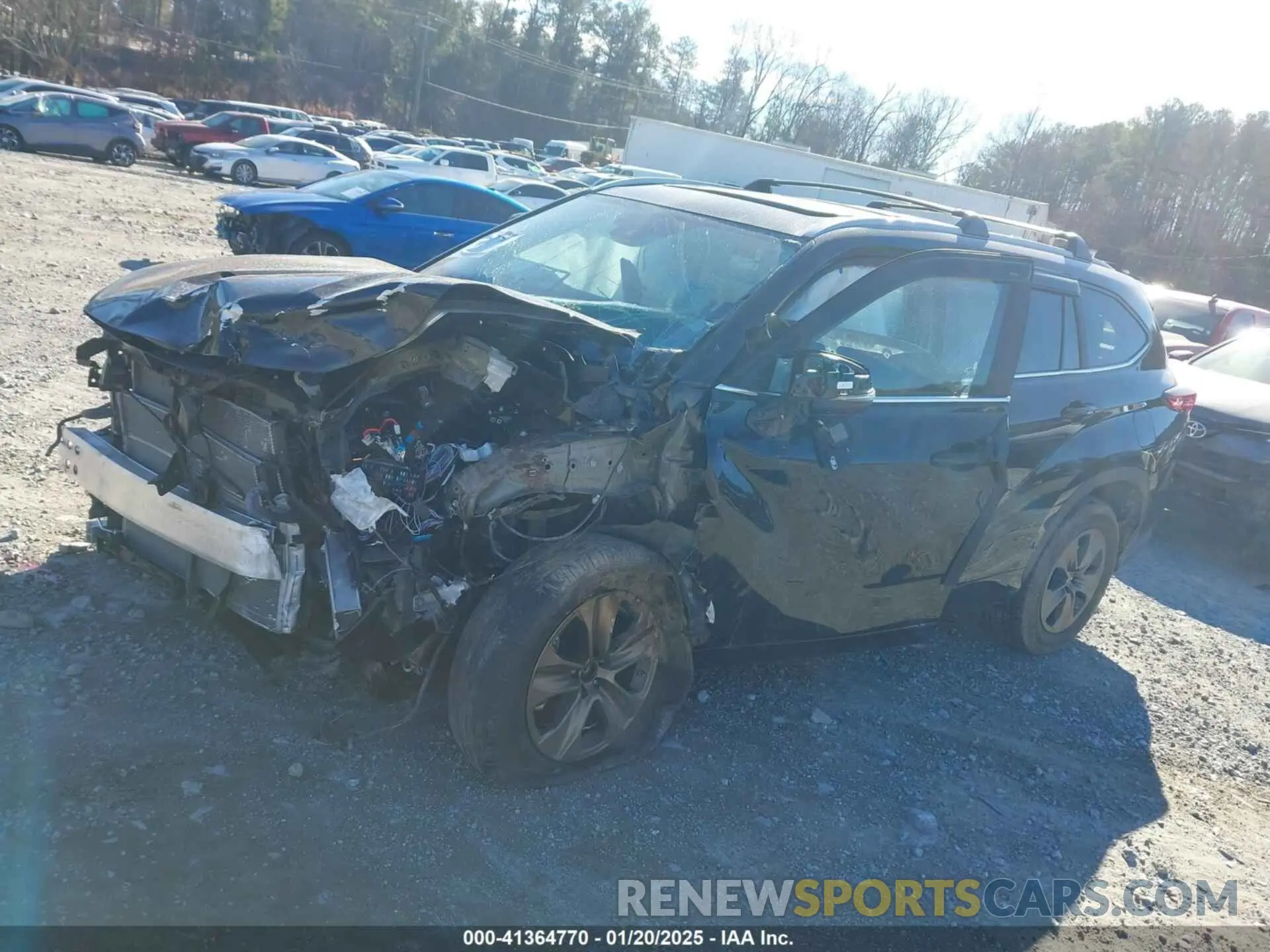 13 Photograph of a damaged car 5TDAARAH0PS524752 TOYOTA HIGHLANDER 2023
