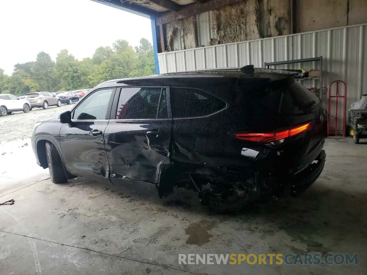 2 Photograph of a damaged car 5TDAARAH5PS527565 TOYOTA HIGHLANDER 2023