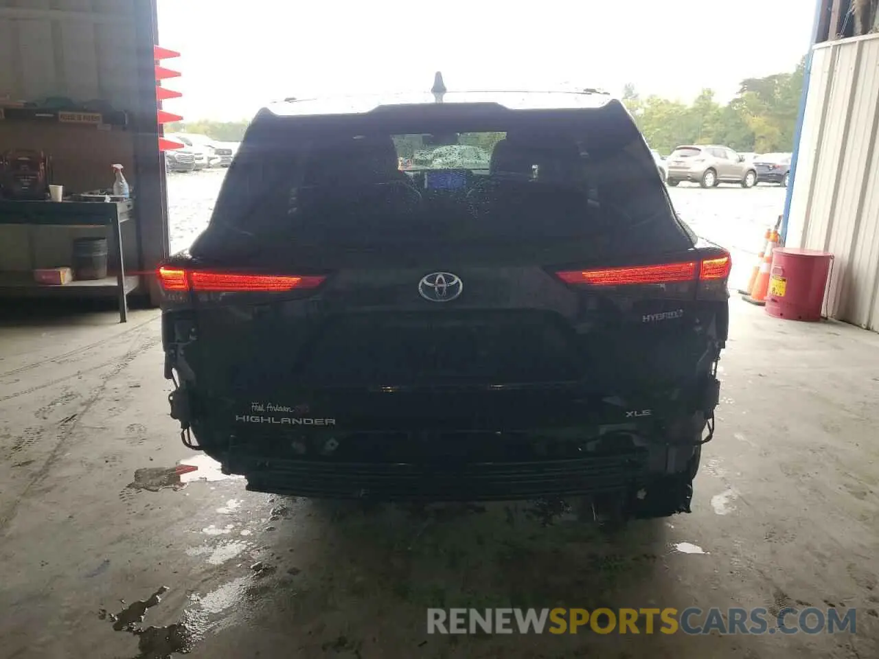 6 Photograph of a damaged car 5TDAARAH5PS527565 TOYOTA HIGHLANDER 2023
