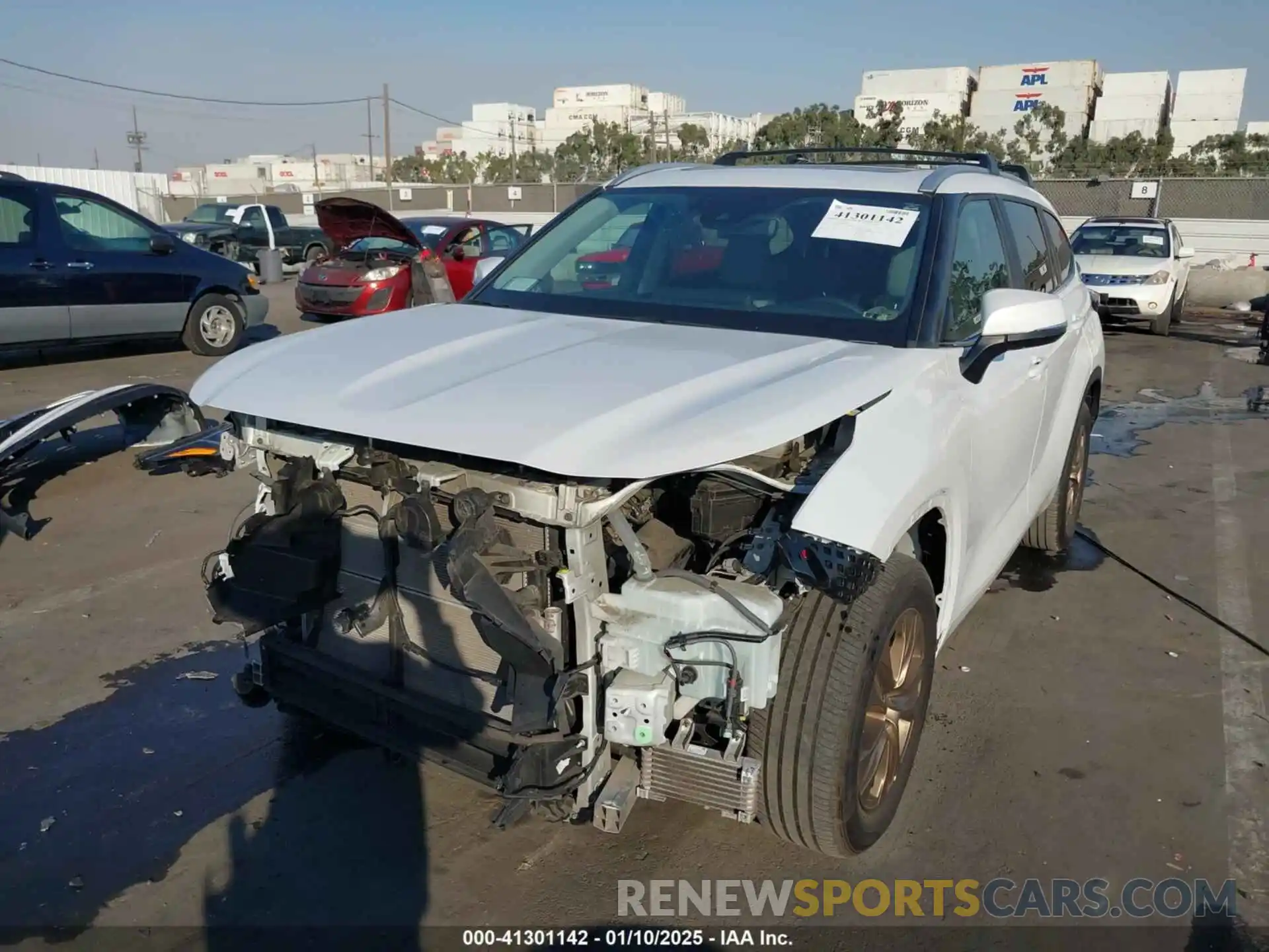 6 Photograph of a damaged car 5TDAARAH6PS525470 TOYOTA HIGHLANDER 2023