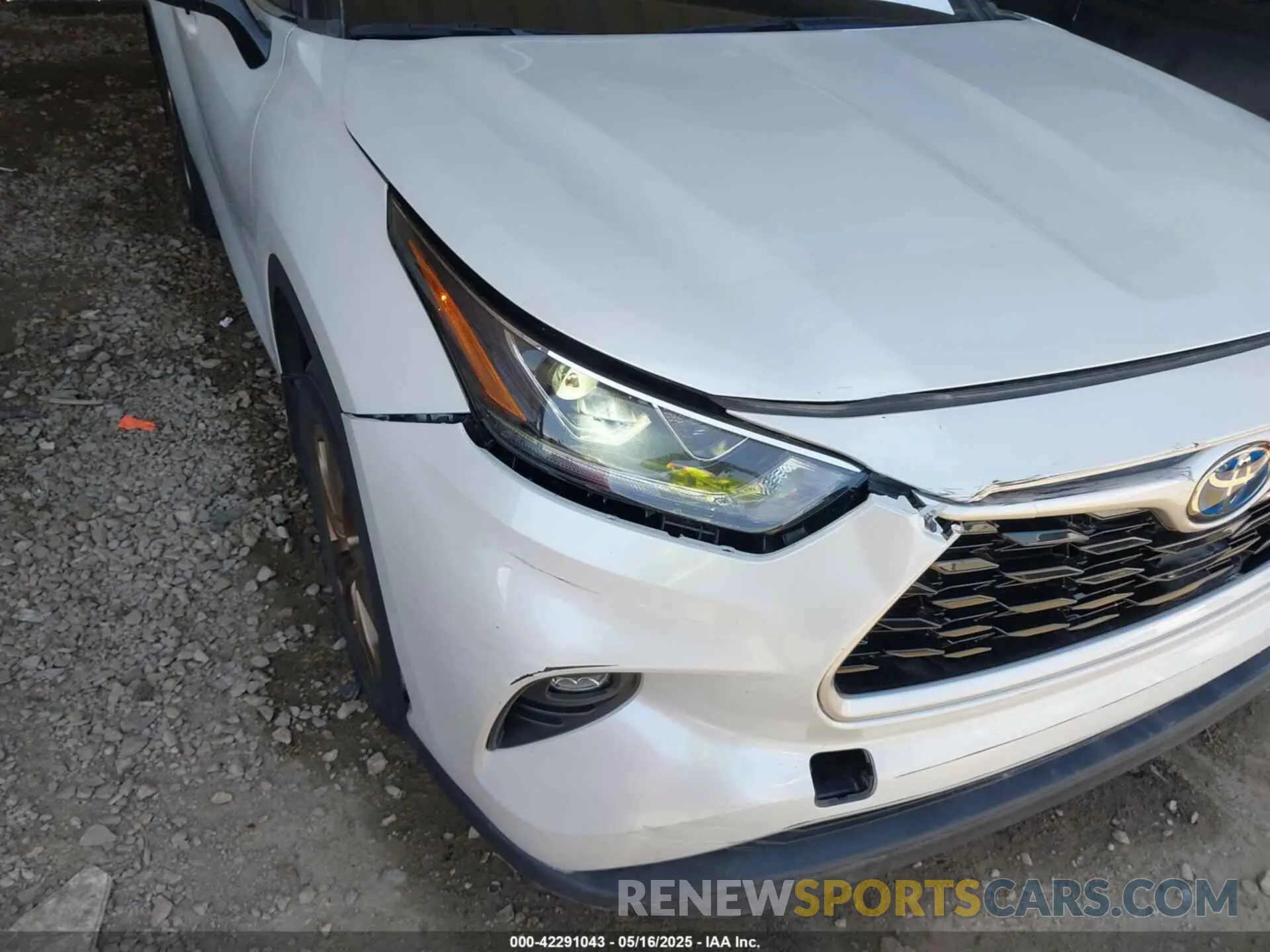 6 Photograph of a damaged car 5TDAARAH7PS017203 TOYOTA HIGHLANDER 2023