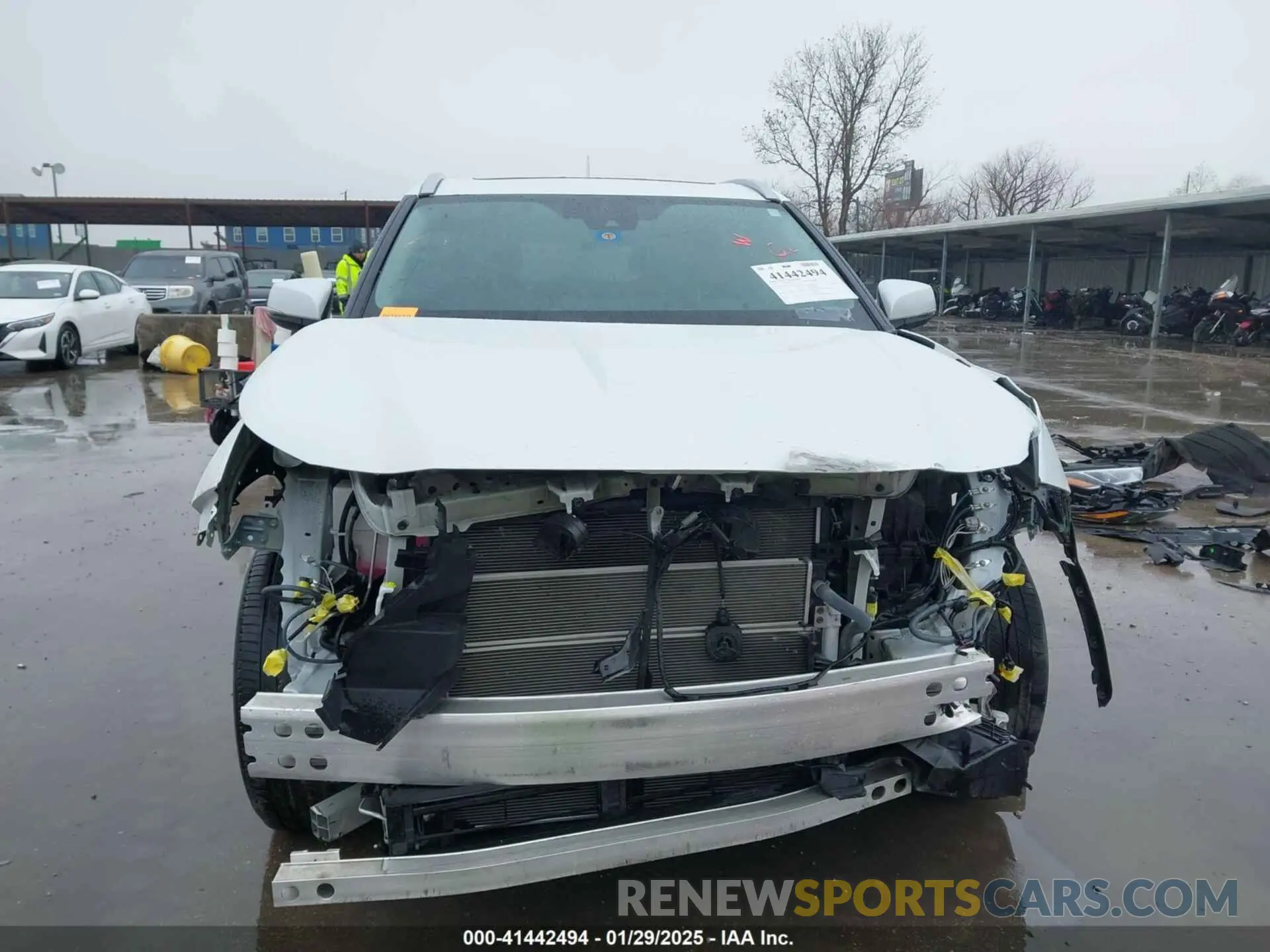 6 Photograph of a damaged car 5TDAARAH7PS519564 TOYOTA HIGHLANDER 2023