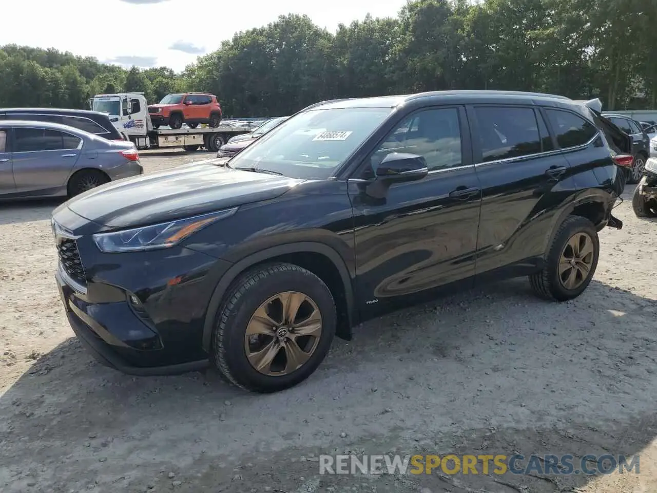 1 Photograph of a damaged car 5TDABRCH4PS582972 TOYOTA HIGHLANDER 2023
