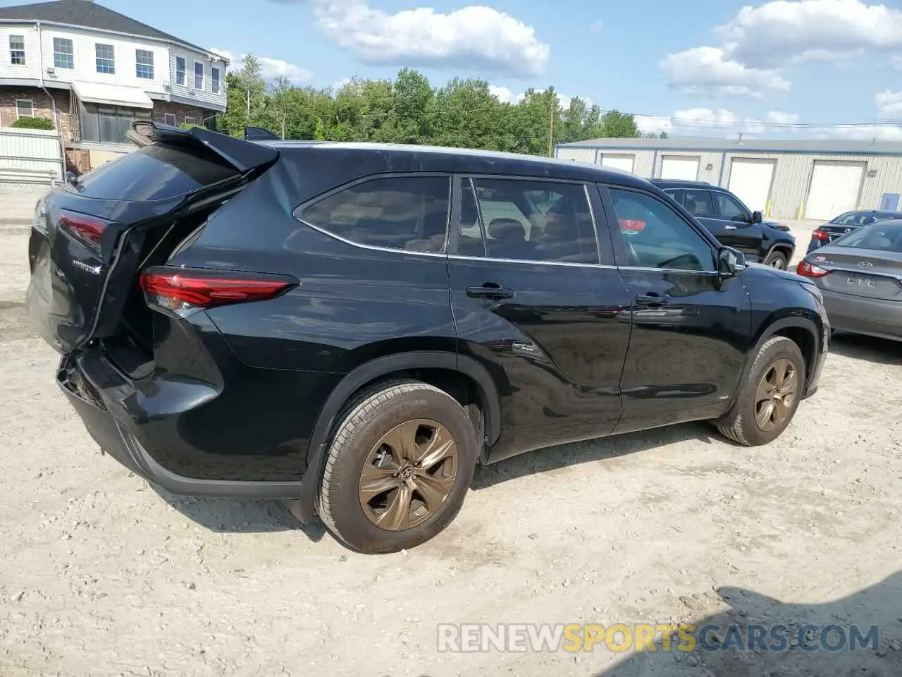 3 Photograph of a damaged car 5TDABRCH4PS582972 TOYOTA HIGHLANDER 2023