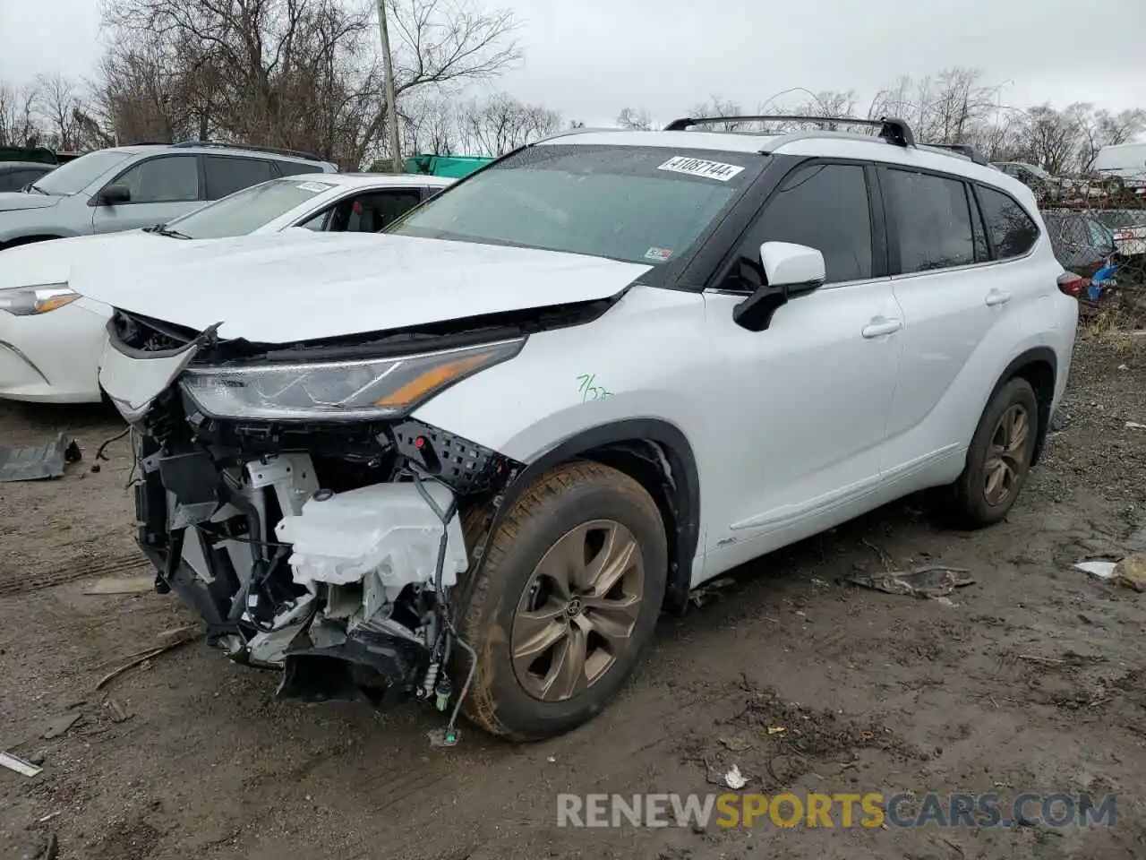 1 Photograph of a damaged car 5TDABRCH9PS585883 TOYOTA HIGHLANDER 2023