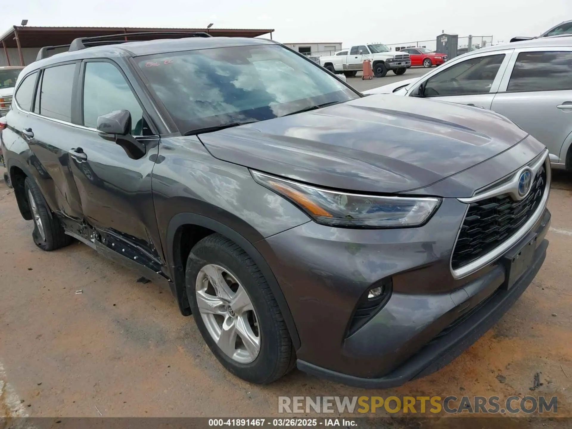 1 Photograph of a damaged car 5TDBBRCH2PS108846 TOYOTA HIGHLANDER 2023