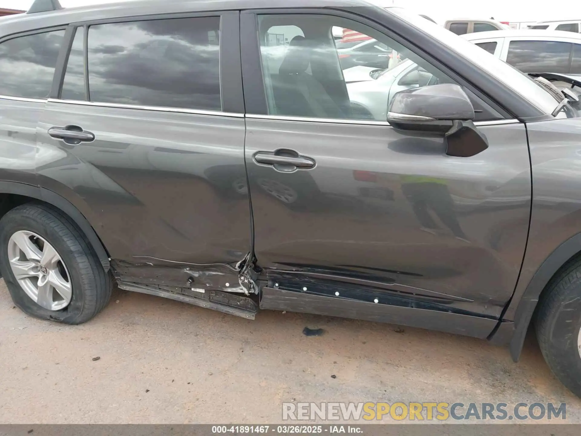 6 Photograph of a damaged car 5TDBBRCH2PS108846 TOYOTA HIGHLANDER 2023