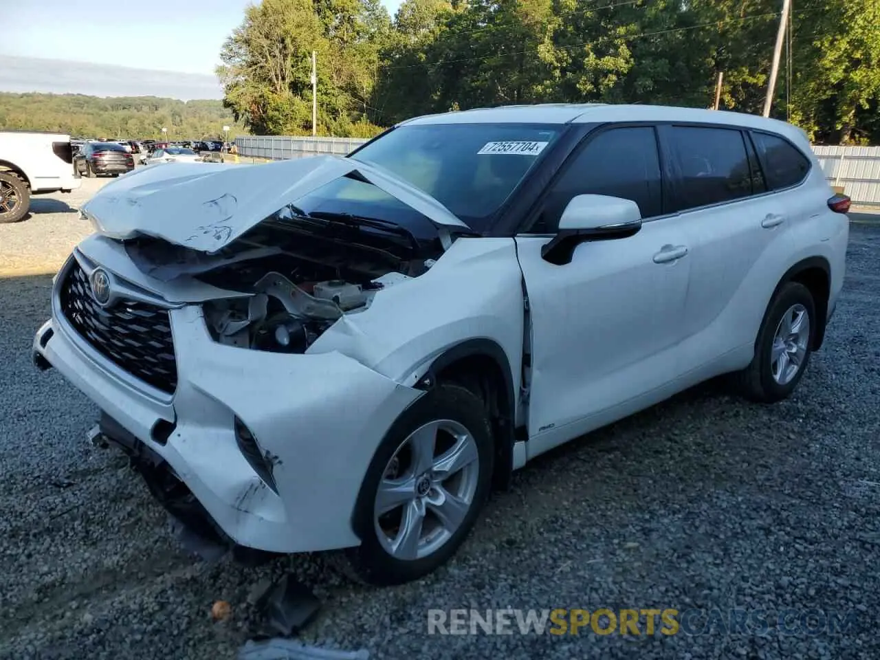 1 Photograph of a damaged car 5TDBBRCH4PS109142 TOYOTA HIGHLANDER 2023