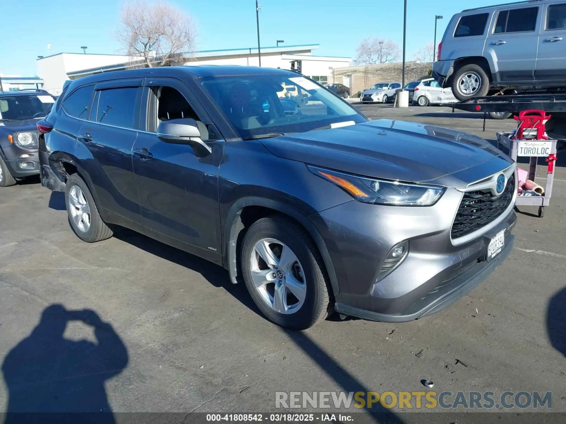 1 Photograph of a damaged car 5TDBBRCH4PS109738 TOYOTA HIGHLANDER 2023