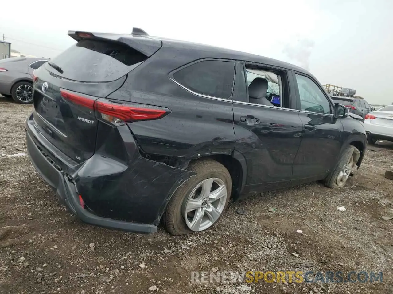 3 Photograph of a damaged car 5TDBBRCH5PS586128 TOYOTA HIGHLANDER 2023