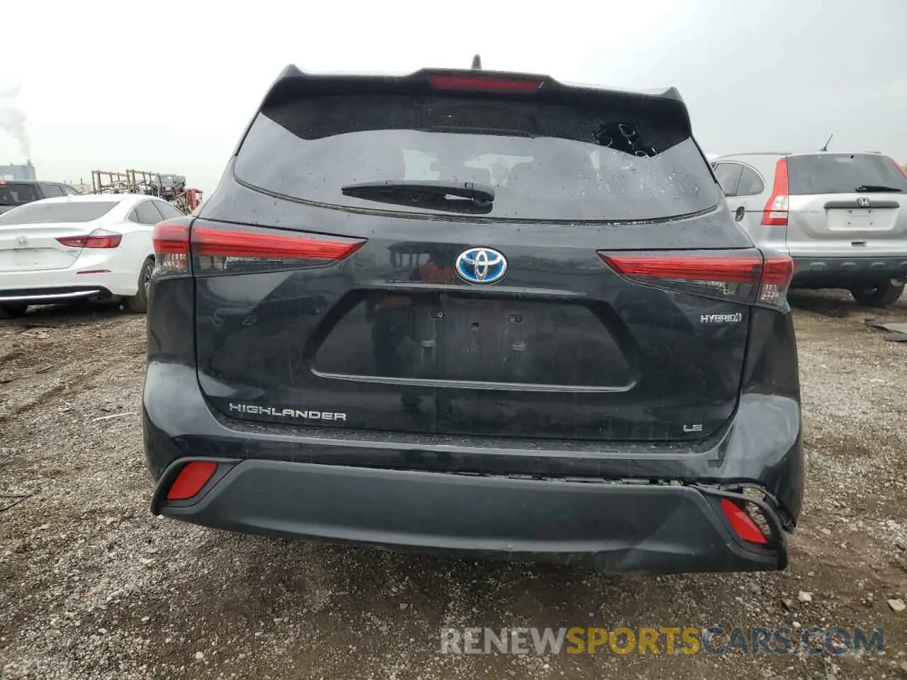 6 Photograph of a damaged car 5TDBBRCH5PS586128 TOYOTA HIGHLANDER 2023