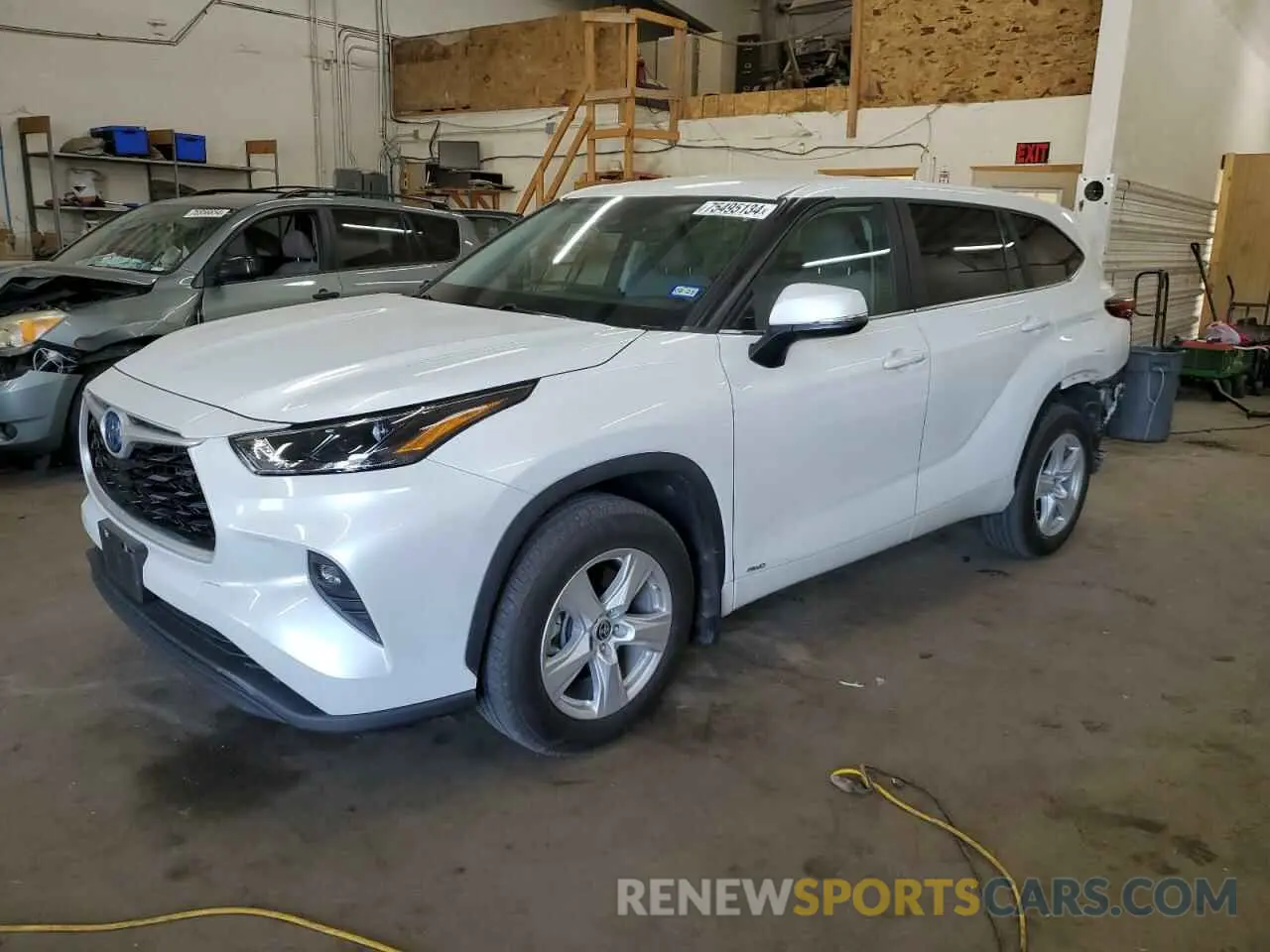 1 Photograph of a damaged car 5TDBBRCH7PS121530 TOYOTA HIGHLANDER 2023