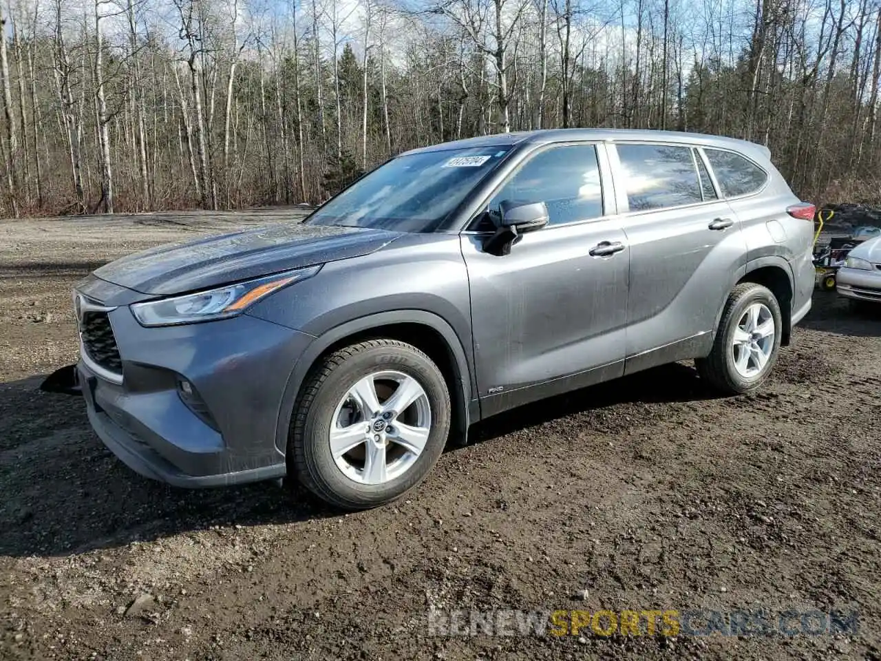 1 Photograph of a damaged car 5TDBBRCHXPS113809 TOYOTA HIGHLANDER 2023