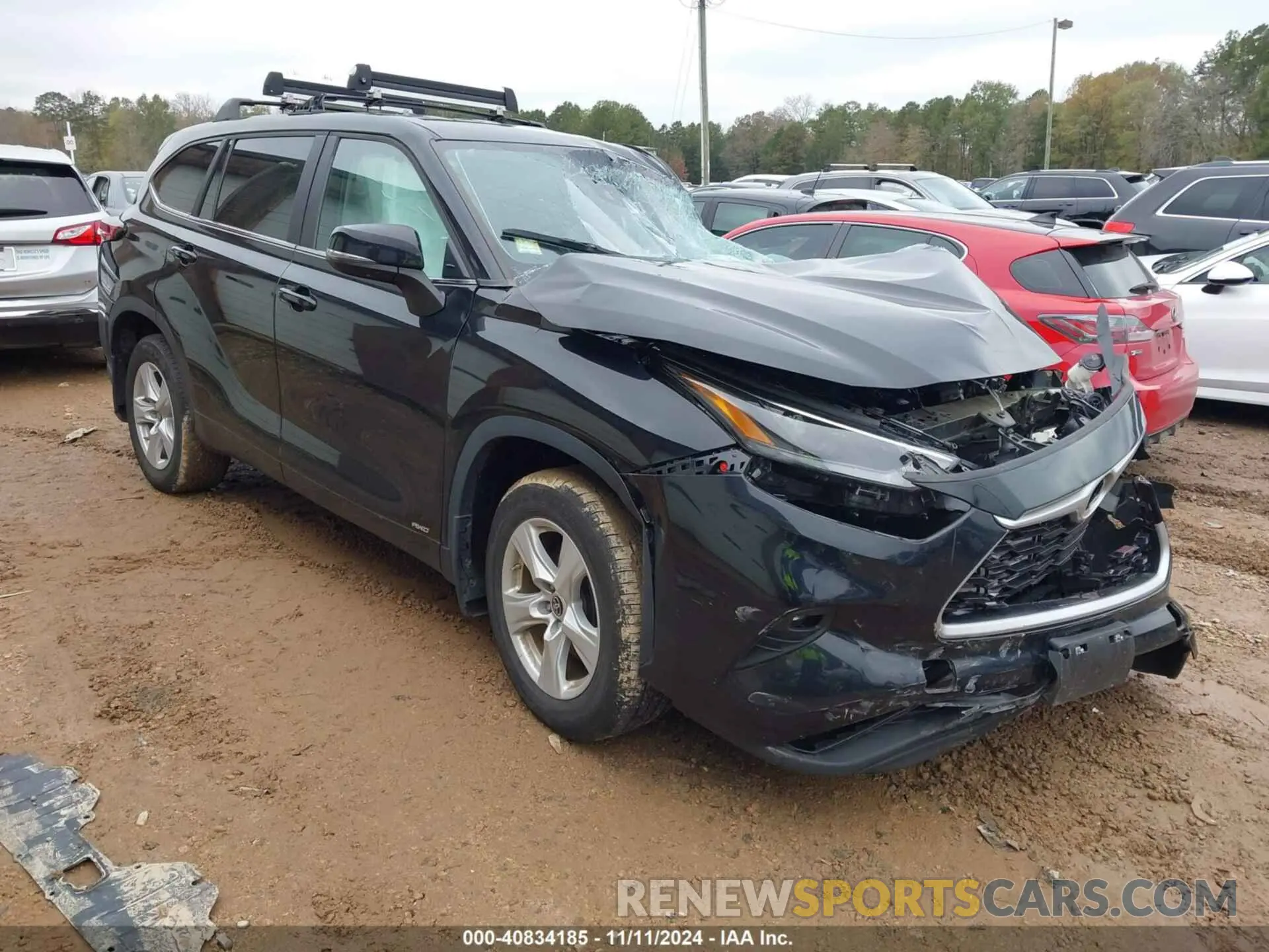 1 Photograph of a damaged car 5TDBBRCHXPS566778 TOYOTA HIGHLANDER 2023
