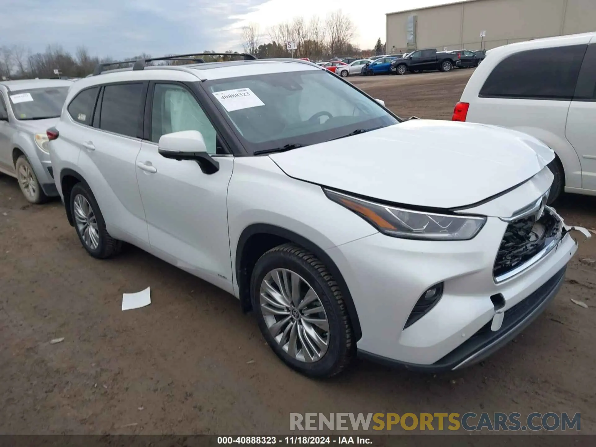 1 Photograph of a damaged car 5TDEBRCH0PS573347 TOYOTA HIGHLANDER 2023