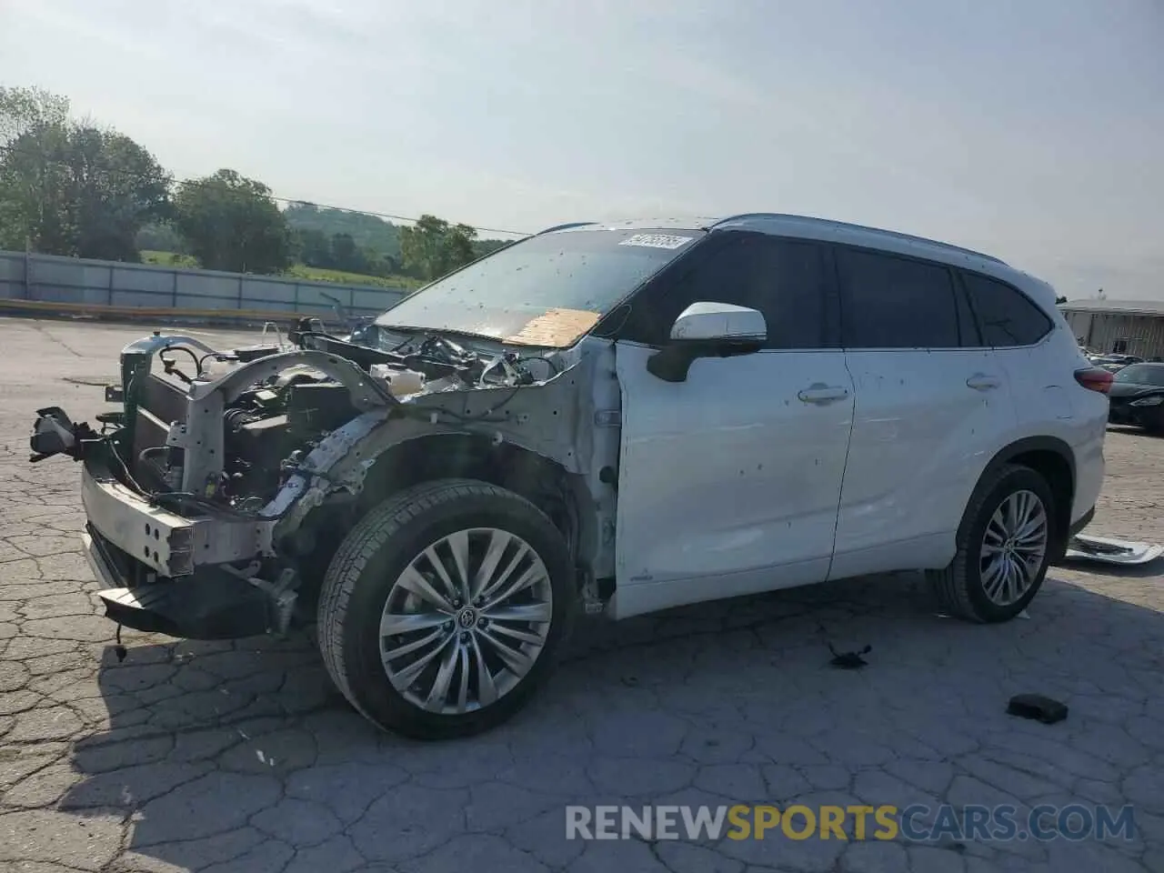 1 Photograph of a damaged car 5TDEBRCH4PS114760 TOYOTA HIGHLANDER 2023